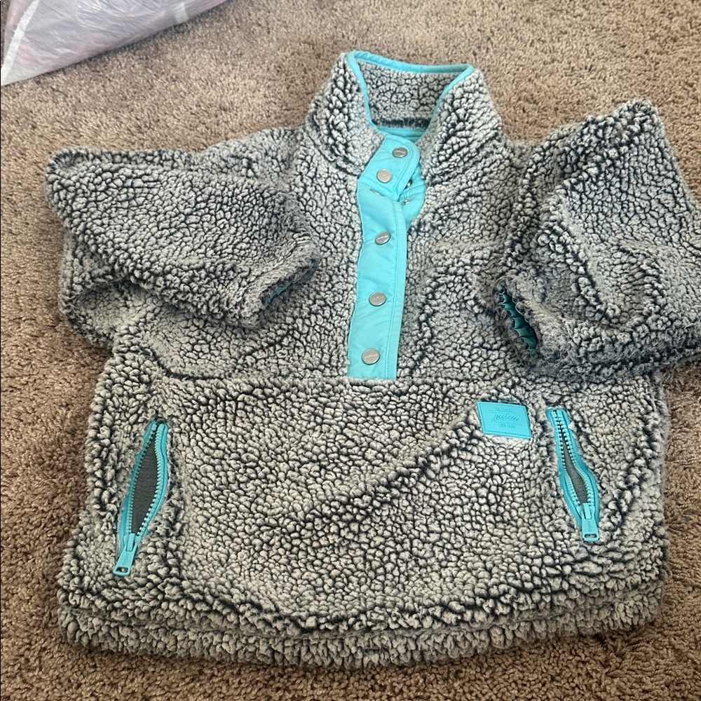 Justice Sherpa sweatshirt size 8